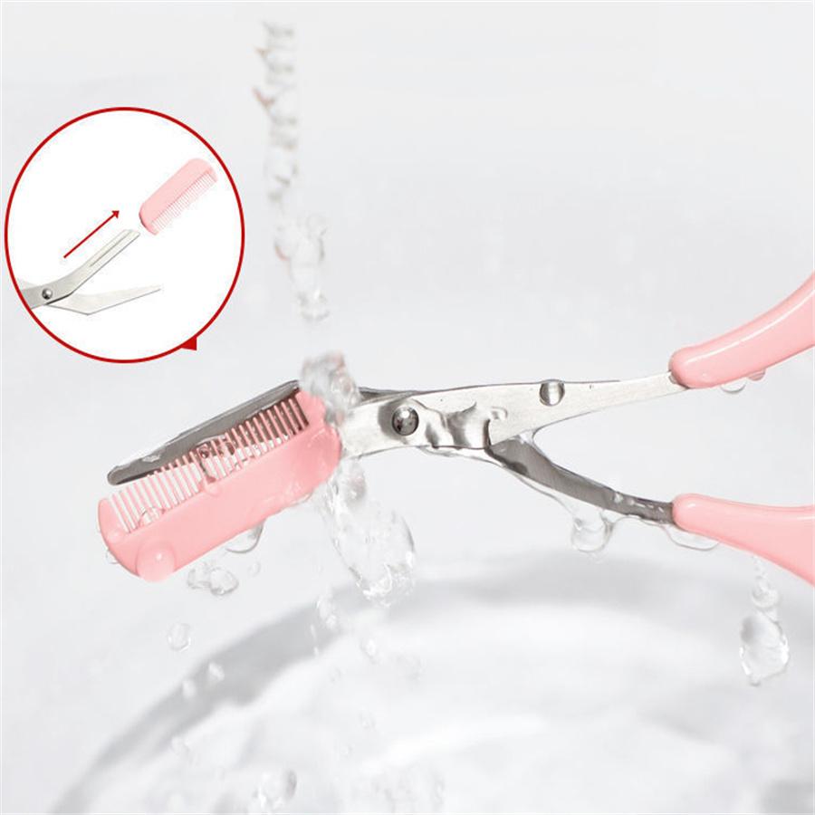 Eyebrow Trimmer with Eyebrow Comb Trimmer Small Eyebrow Trimmer Beauty Scissors Beginner Beauty Scissors