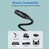 3Pin XLR Cable Male To Female Balanced Analog Audio Cord High Fidelity Microphone Cable for Mixer Amplifier Speaker Durable XLR