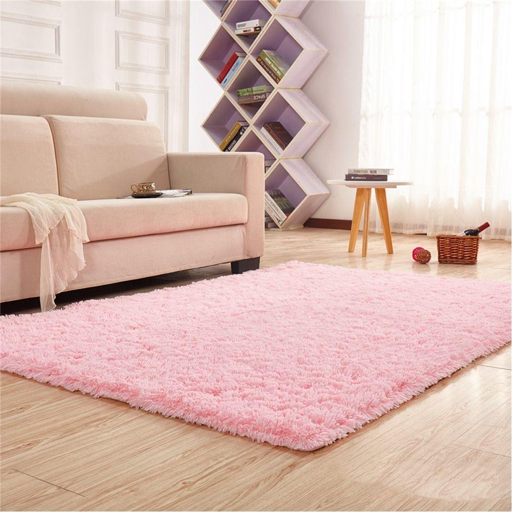 50x80cm Plush Carpet Long Hair Sofa Cushion Rugs Soft Imitation Wool Pad  Home