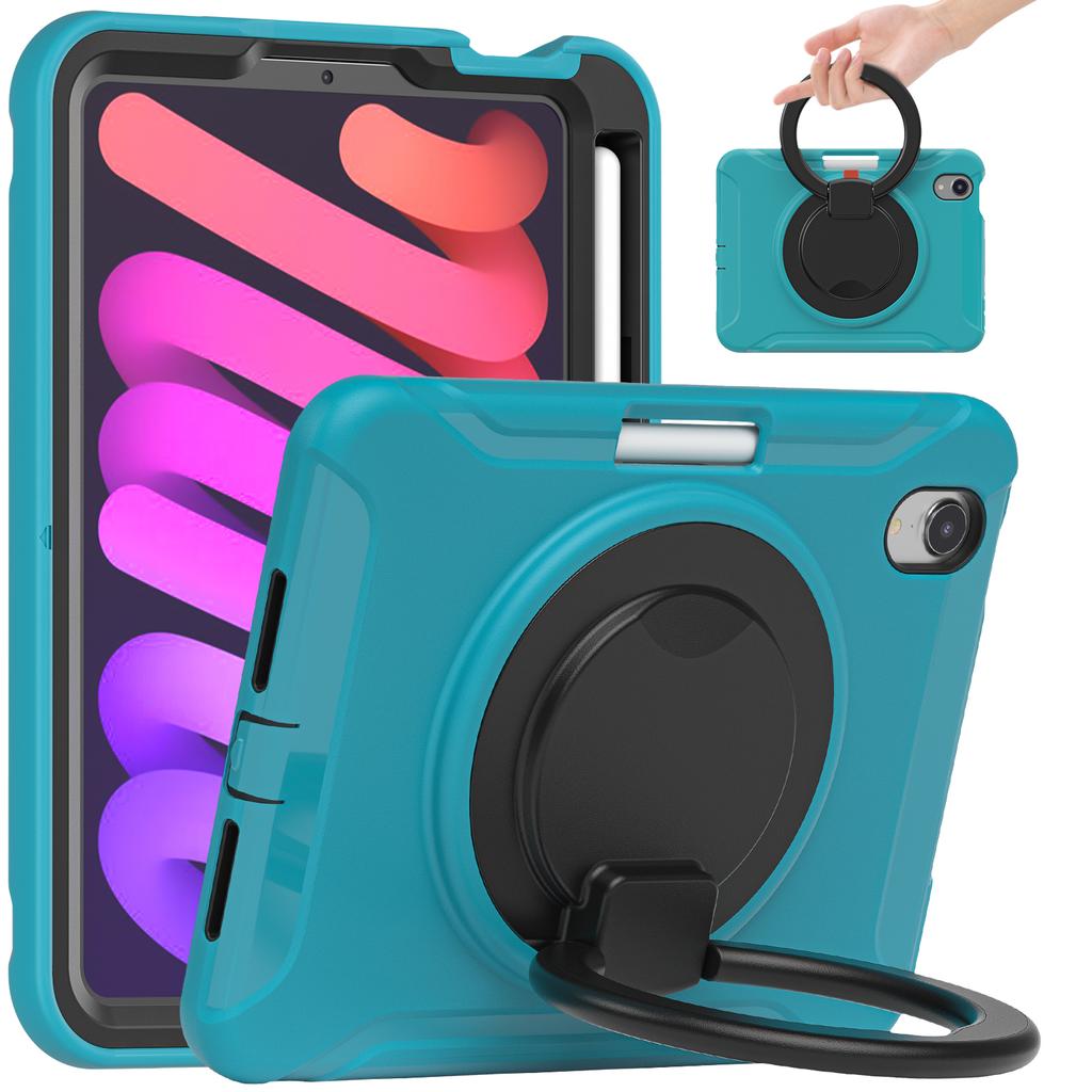Hybrid Case for IPad Mini 7 A17 Pro 2024 Mini 7 2021 8.3 Inch Model A2993 A2995 A2996 A2567 A2568 A2569 360 Rotating Stand Cover