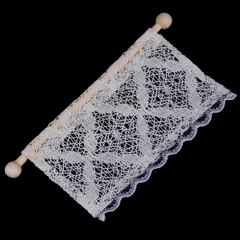 1:12 Dollhouse Curtains Miniature Furniture Accessories Window Valance