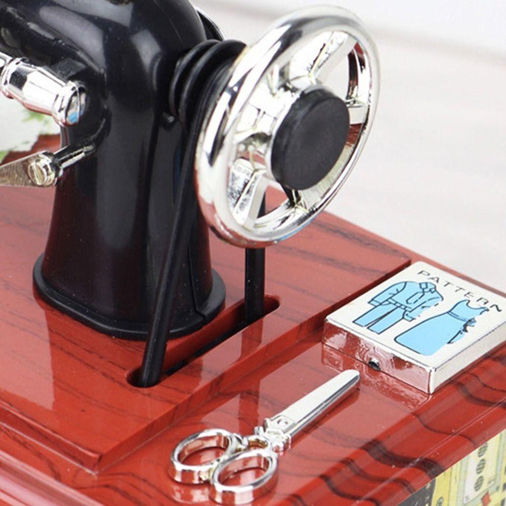 Vintage Dollhouse Sewing Machine Simulation Music Box Dollhouses Miniatures  Dollhouse Accessories