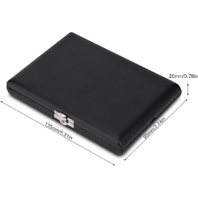 

Box Storage, Wood + PU Leather Oboe Reeds Case Storage Box Oboe Upgrade Spare Accessory(12pcs)