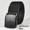 Men's Tactical Nylon Belt, Mesh Pattern, Non-Metal Jacquard, Outdoor Waist Belt In Stock