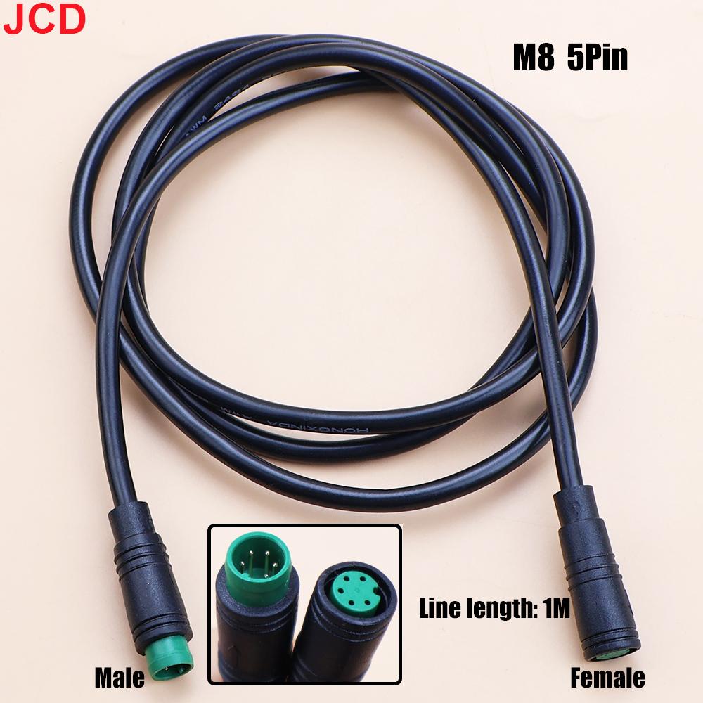 1pcs M6 M8 2 3 4 5 6 Pin Electric Bicycle Butt Joint Plug For Ebike Display Cable Male to Female Waterproof Aviation Connector