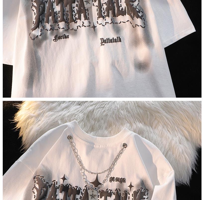 Women's American Retro Cool Style Oversized Pure Cotton T-Shirt - Sweet Loose Half Sleeve Top for 2025