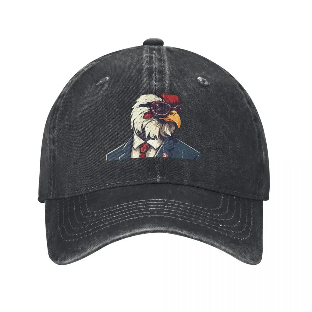 rooster in suit Baseball Cap GentleUnisex Hat Hat Unisex Ball Cap party Hat Hats Unisex Womens