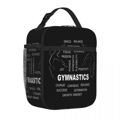 Bestselling Gymnastics Motivation Inspiration For Gymnasts Plain Design Commuter Lunch Bag Seaside Lunch Lunch Bag