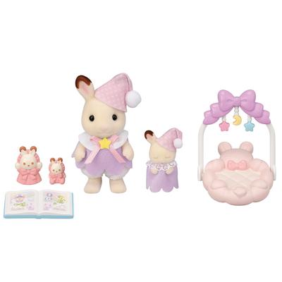 Conjunto de Boneca e Mobiliário Sylvanian Families [Conjunto Durmam Juntos] DF-27 Certificado ST Mark, Idades 3 e Acima, Casa de Bonecas de Brinquedo, Sylvanian Families EPOCH