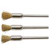 30Pcs Wire Brushes Set Brass Wire Wheels Pen Brushes Kit Hand Drill Cleaner