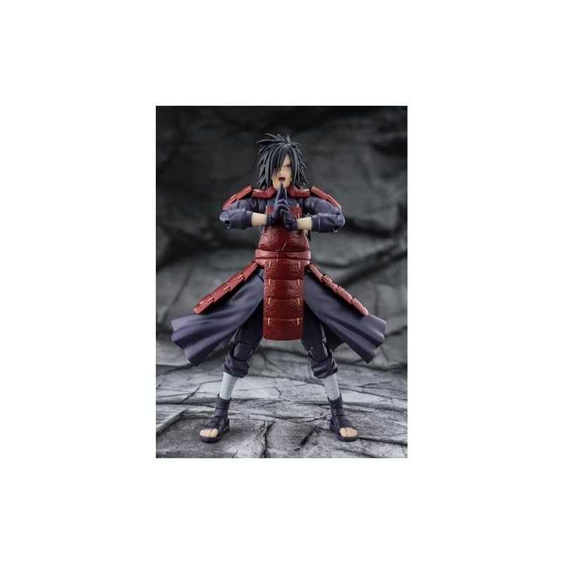 TAMASHII NATIONS S.H.Figuarts NARUTO Shippuden Uchiha Madara -The Legend of the Solitary One Who Dwells In Deep Darkness- Approx. 170mm PVC & ABS