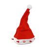Electric Christmas Hat Plush Singing Dancing Santa Hat Funny Light Up Swing Velvet Hat