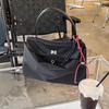 Nylon Tarp-splice Cowhide Underarm Lock Tote Commuter Crossbody Bag for Women