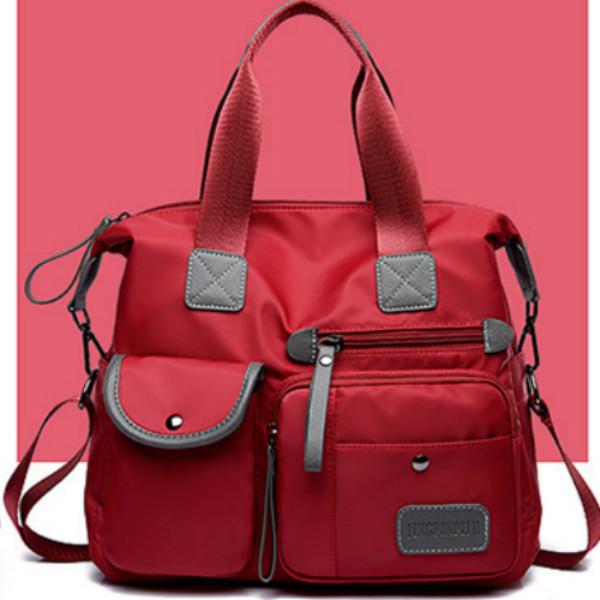 Bolso de Hombro para Mujer Gran Capacidad Bolso de Mano de Nailon Estilo Casual Bolsos Bandolera