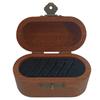 Guitar Picks Box Wooden Case Portable Holder Storage Container Solid Wood Accessories 1 Box with 5 Picks