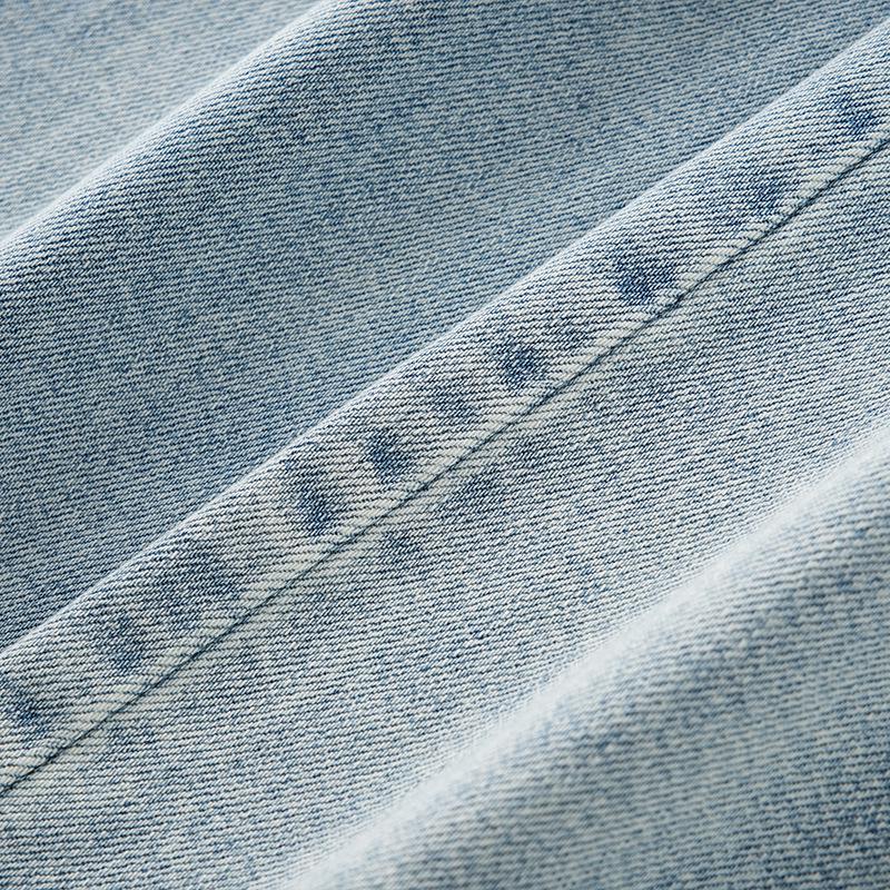 Women's Light Blue Retro Wide-Leg High-Waisted Jeans - 2025 Spring/Autumn Collection