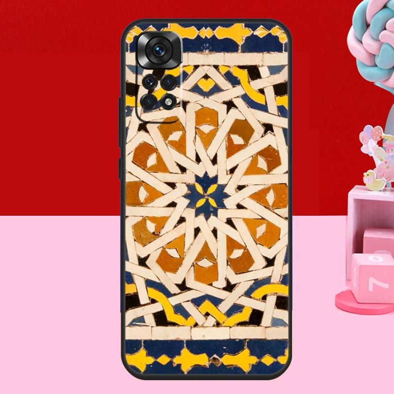 

Moroccan Tile Case For Xiaomi Redmi Note 13 12 11 10 14 15 Pro Plus Redmi 15 C 14C 10C 12C 13C Soft Cover Redmi Note 11 Pro