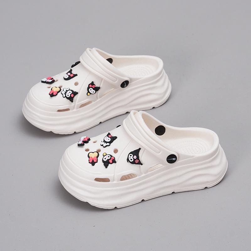 Cartoon soft bottom heightening slippers new