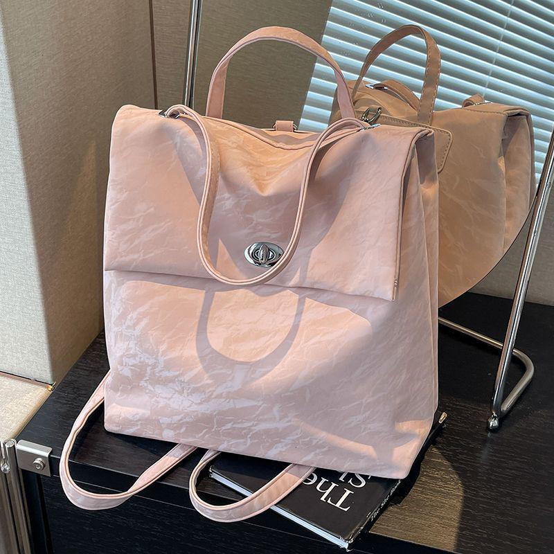 Korean Style Women's Fashion Backpack - 2025 Summer Collection: Simple, Casual, Large Capacity for Versatile Short Trips