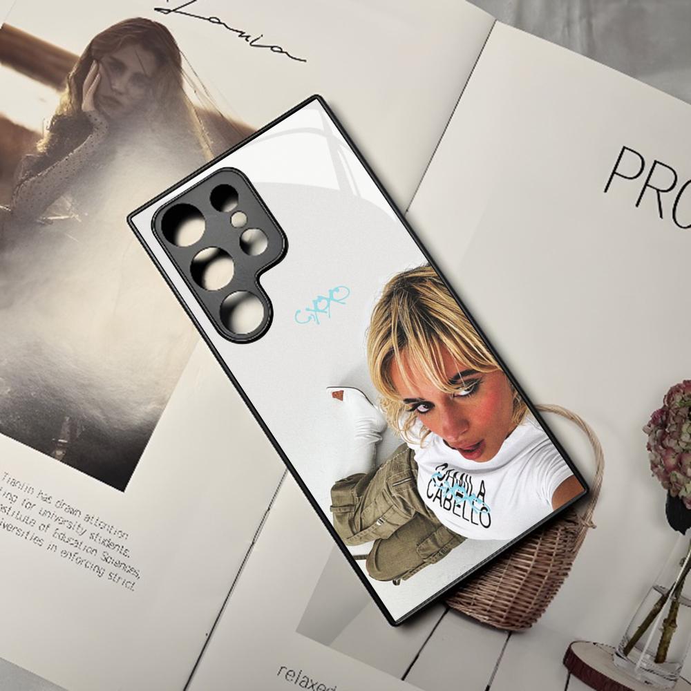 C-Camila C-Cabello Cxoxo Handyhülle Für Samsung Galaxy S26 S25 S24 S23 S22 S20 S21 Edge Ultra Plus Fe Farbige Silberne Hülle
