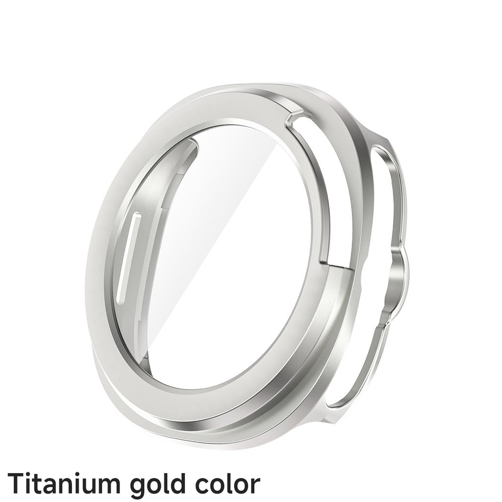 Glass+Case For Samsung Galaxy Watch 8 Classic Screen Protector Slim Shockproof Cover for Samsung Watch 8 46mm Tempered Bumper Case