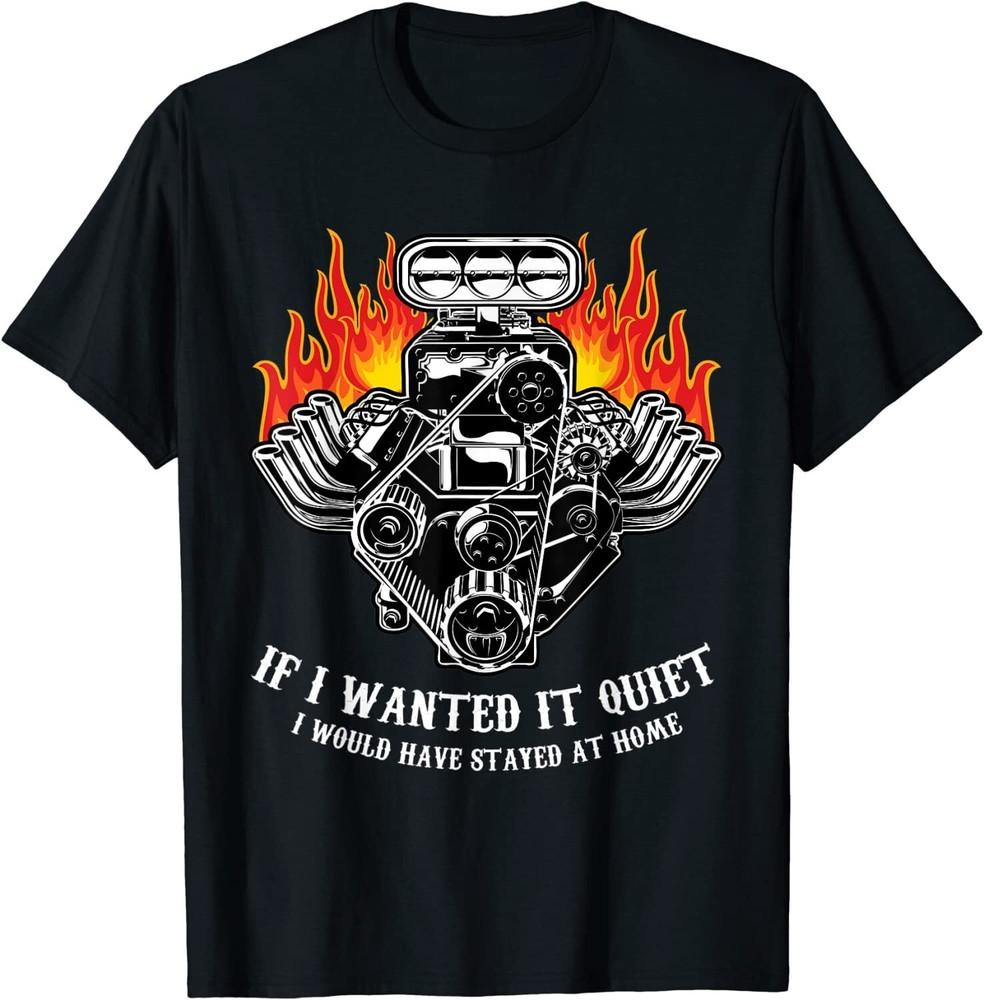 Funny Drag Racing Shirt Car Engine Mechanics Motor Racing T-Shirt Size S-5XL Unisex T-Shirt XL
