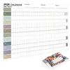 2026 New Yearly Daily Calendar Wall Schedule Planner Sheet Paper 365 Day Plan Annual Hanging Planning Weekly Agenda Pad Month 12