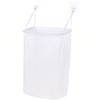 Wall Hanging Dirty Clothes Basket Household Laundry Basket No Punching Toilet Paste Storage Basket Bathroom Storage Basket Dirty Clothes Basket