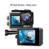 4K Dual-Screen Waterproof Action Camera for Cycling, Climbing, and Surfing with WiFi