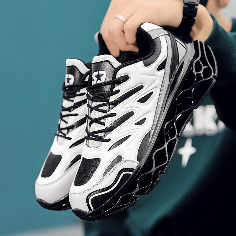 Men's Sneakers Trainers Sports Shoes Running Shoes Fashion Anti Slip Wear-resistant Hollow Sole Outdoor Casual Zapatillas Hombre