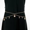 New Fashion Sexy Waist Jewelry Versatile Star Moon Sun Pendant Tassel Belly Waist Chain For Women Dress Accessories