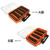 Double-Sided Transparent Fly Box, Hair Hook Bait Box, Fly Bait Fishing Gear Box, Luya Fly Fishing Gear Tool Box.