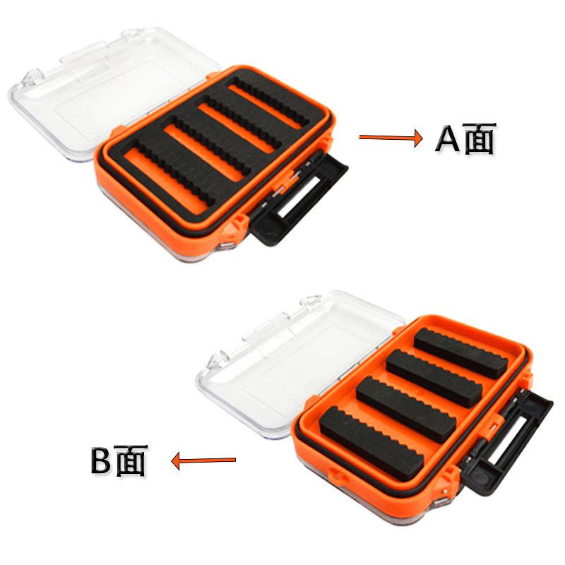 Double-Sided Transparent Fly Box, Hair Hook Bait Box, Fly Bait Fishing Gear Box, Luya Fly Fishing Gear Tool Box.