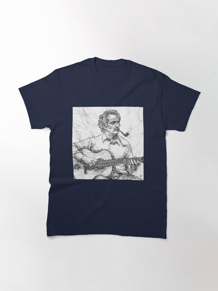 Georges Brassens GEORGES BRASSENS Tuscheporträt .1 Klassisches T-Shirt