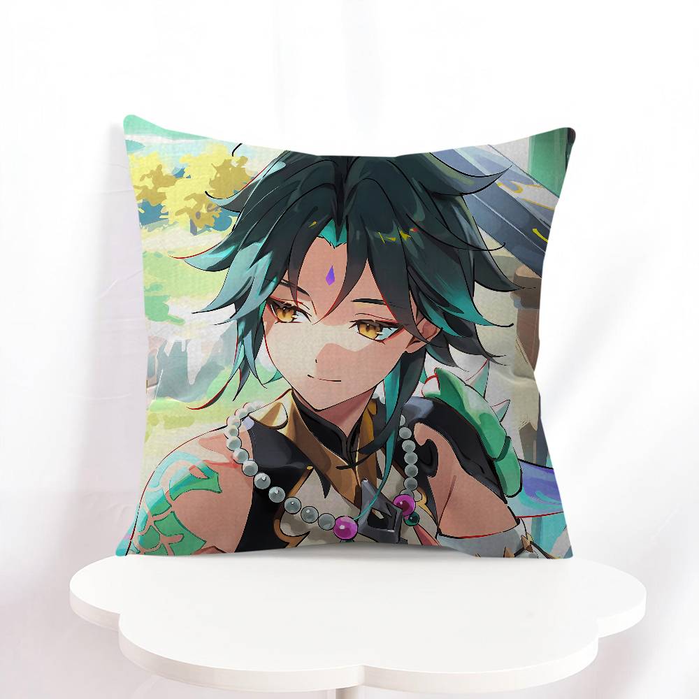 Xiao Kreskówkowa Poszewka na Poduszkę Kreskówkowy Prezent Poszewka na Poduszkę Sypialnia Dom Sofa Krzesło Siedzisko Dekor Poszewka na Poduszkę