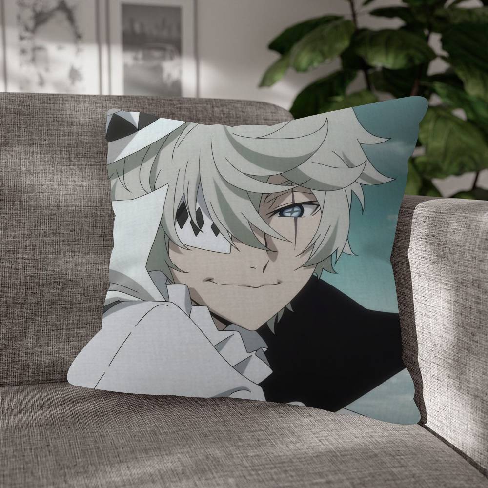 Bungo Stray Dogs Nakahara Chuya Pillow Case For Home Bedroom Car Office Decoration Living Room Sofa Cushion Cover Suitable