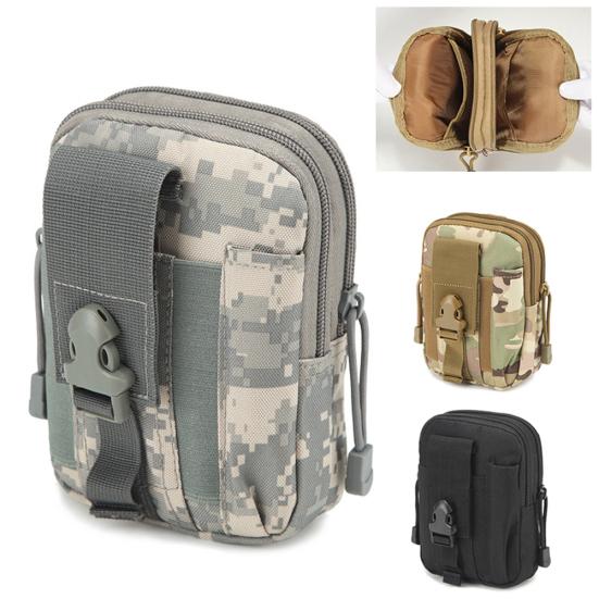 Sac Banane Tactique 6 Pouces - Nylon 600D Imperméable - Pour Randonnée, Escalade, EDC