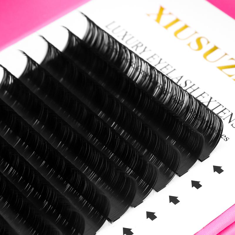 XIUSUZAKI Classic Individual Eyelashes Extensions Soft Natural Matte Black Classic Volume Lashes Extensions Supplier