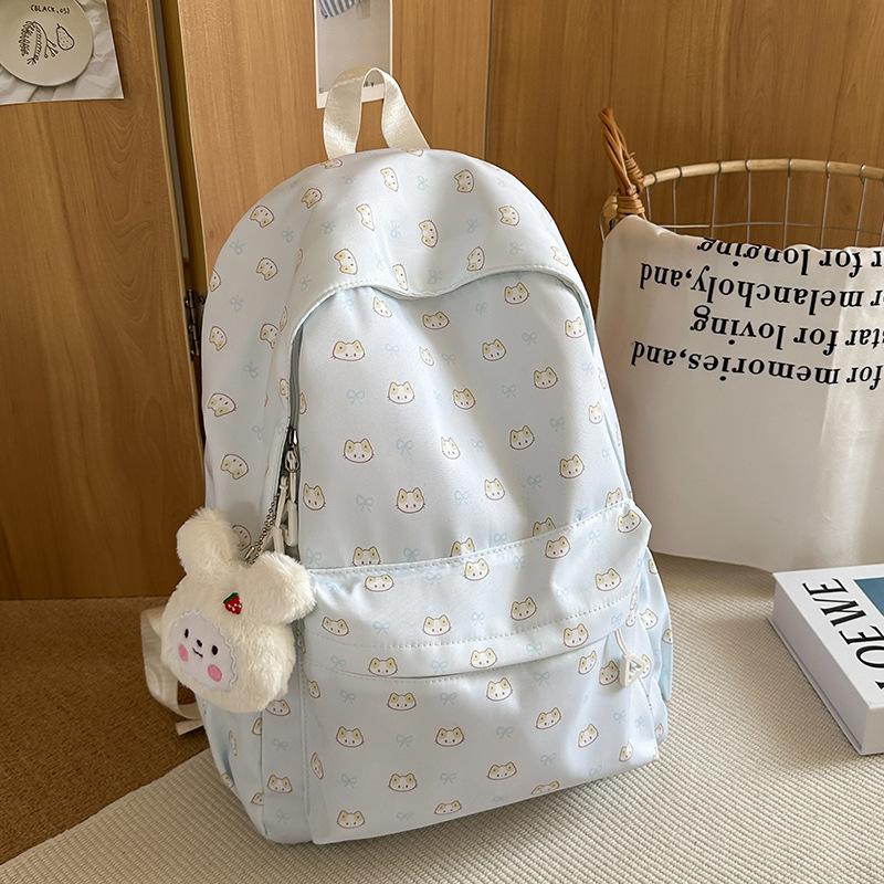 Children's Schoolbag Elementary Schoolgirls Junior High Schoolgirls Print Cartoon Backpack