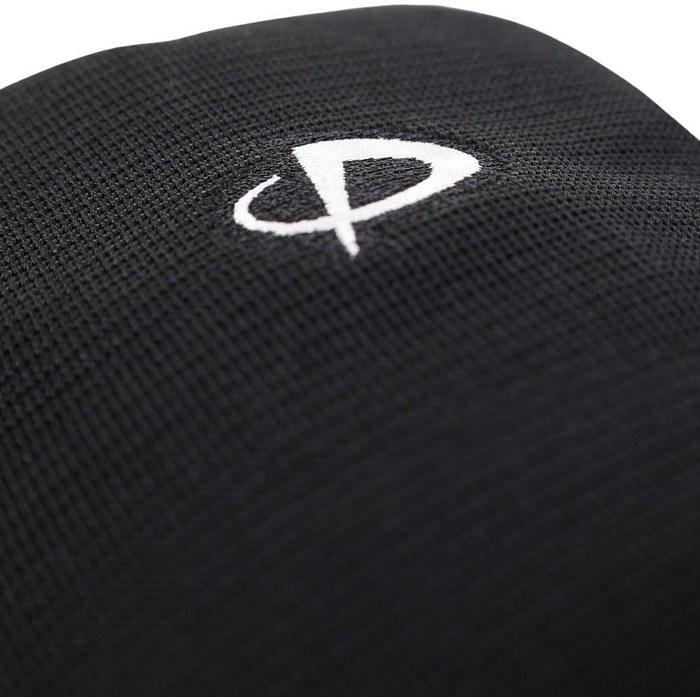 [Phiten] Volleyball Knee Support with Pad - Black - L