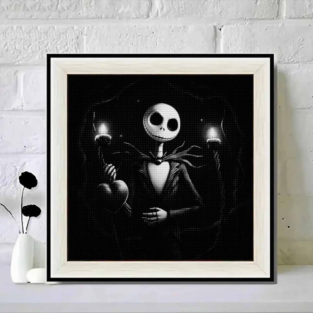 5D DIY Diamond Painting Decorative Skeleton Full Round Drill Scenery Diamond Embroidery Cross Stitch Kits Home Decor Gift