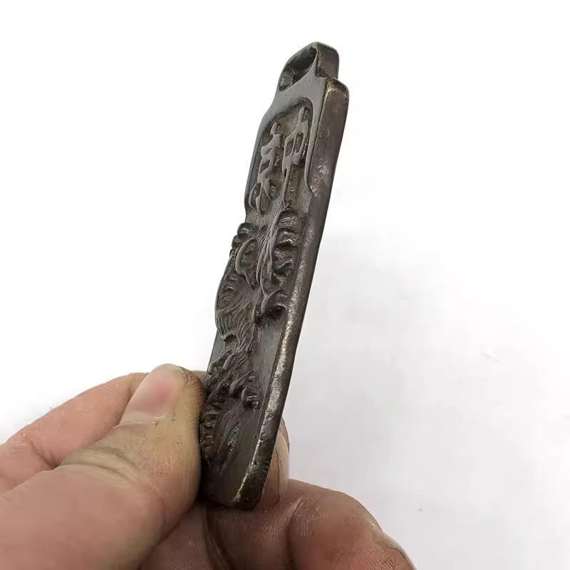 Rare Old Tang Dynasty bronze Military dispatch token,Carved ornaments,Handmade crafts,collection& adornment