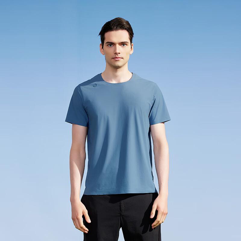 HALTI Men s Summer Cool-Feel Crew Neck Short Sleeve T-Shirt HTSEA54373S 180/96A
