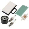All in One Maintenance Filter Set Designed Specifically for Intek V Twin Lawn Mower Engines with Key Part Numbers