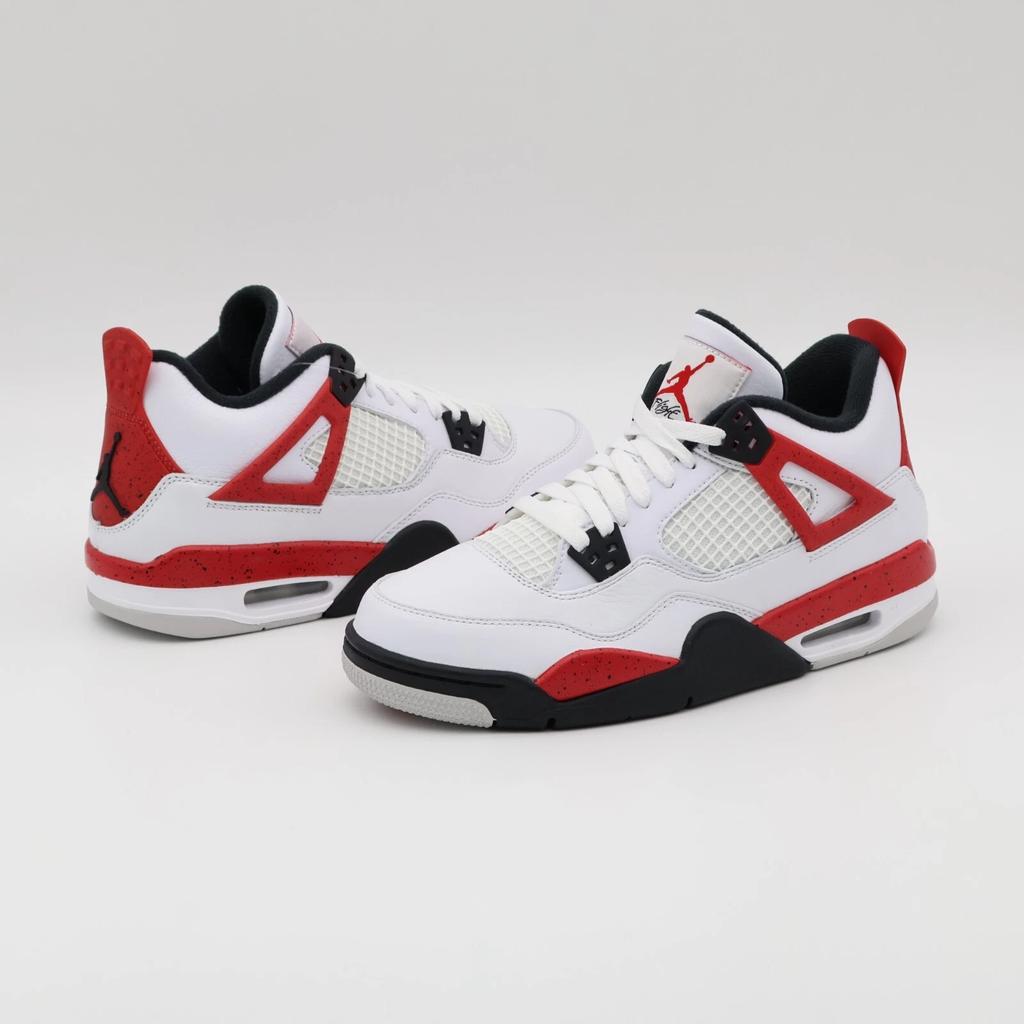 408452-161 Nike GS Air Jordan 4 Retro Red Cement