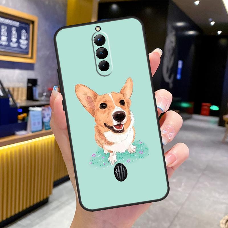 Corgi Funny Puppy Phone Case For ZTE Nubia RedMagic 11 10 9 8 8S 9S 10S Pro Plus 5G 6 7 6S 7S Pro 11 Air Cover