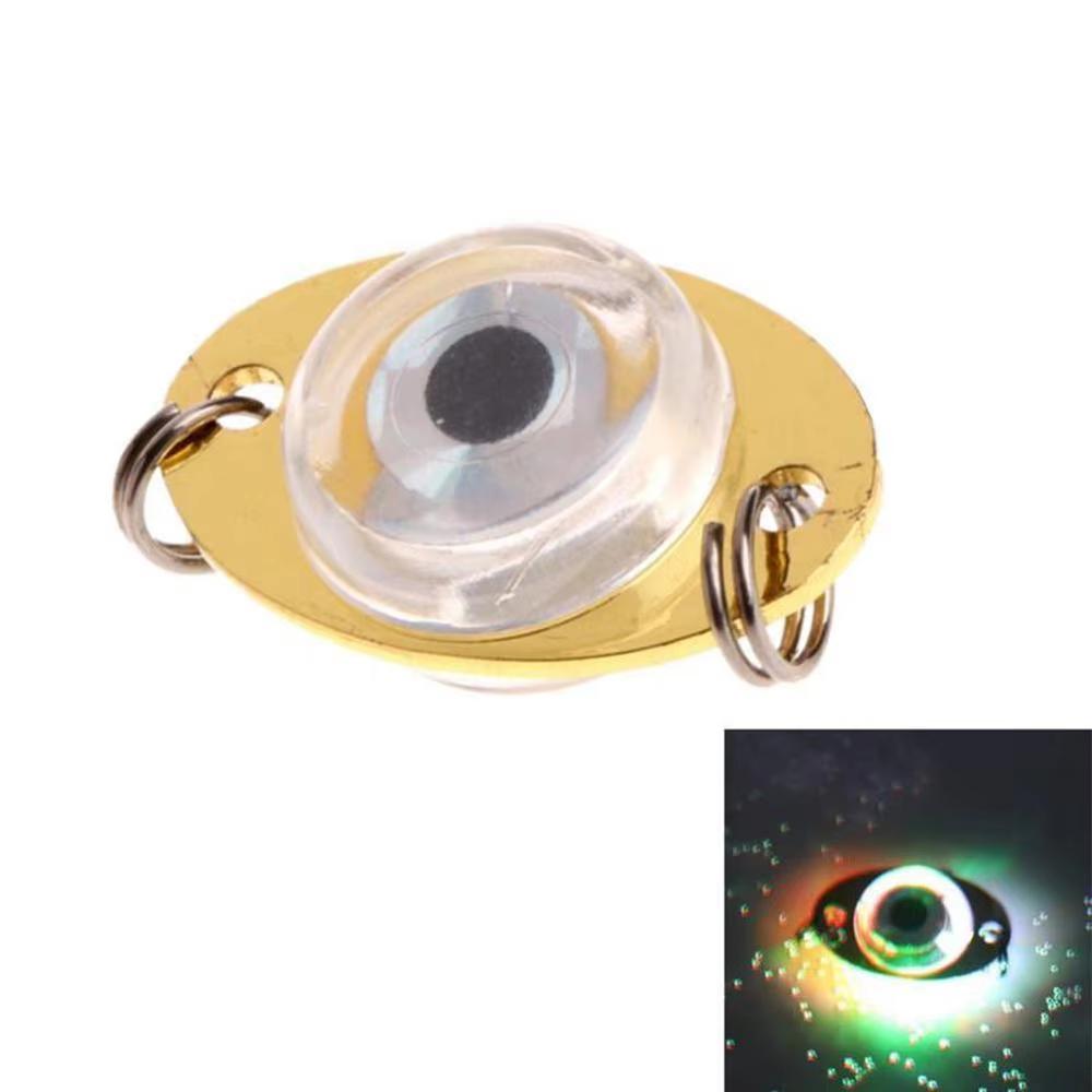 5 Stück/Los LED Fischlampe Mini Angelköder Licht LED Tiefsee Unterwasser Augenform Angeln Tintenfischangeln Köder Leuchtender Köder