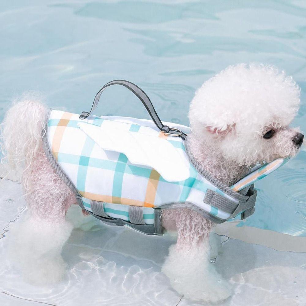 Superior Buoyancy Dog Swimming Vest Waterproof Dog Buoyancy Vest New Dog Life Jacket  Water Sports