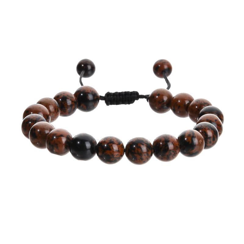 Leisure and Fashion Series Hand Chain Natural Stone Jade Mix and Match Weaving Bracelet Ornaments Gift