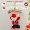 Santa Claus Merry Christmas Wall Hanging Ornament Props | Christmas Tree Decoration Items for Home Office | Christmas Gifts for Women Men